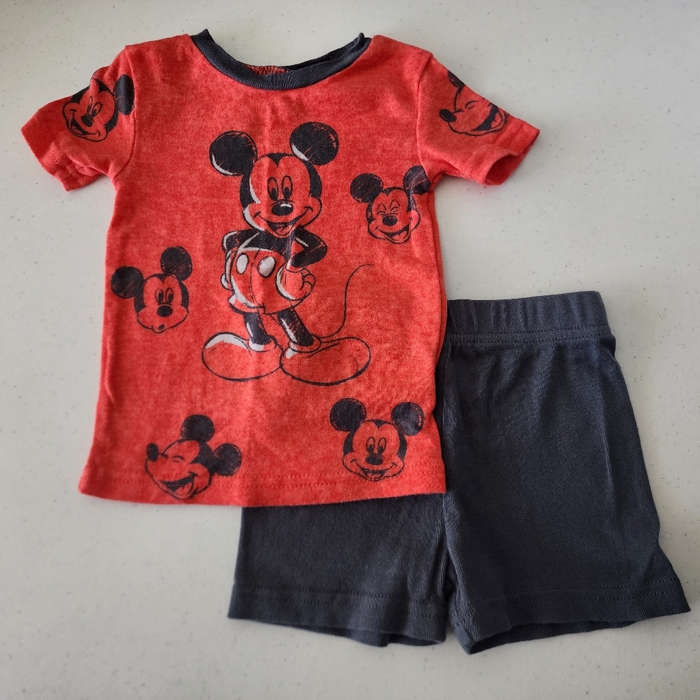 Toddler Boys Mickey Mouse pajamas 2 Piece Pajamas